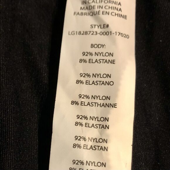 Fabletics Leggings XS 2 - 4 Black Seamless High Waisted Mesh Leggings - Picture 11 of 12